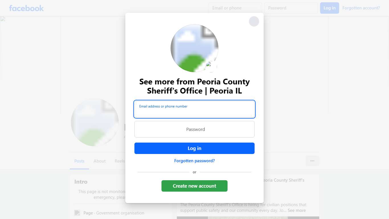 Peoria County Sheriff's Office Peoria IL Facebook